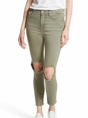 Free People Busted Knee Skinny Jeans